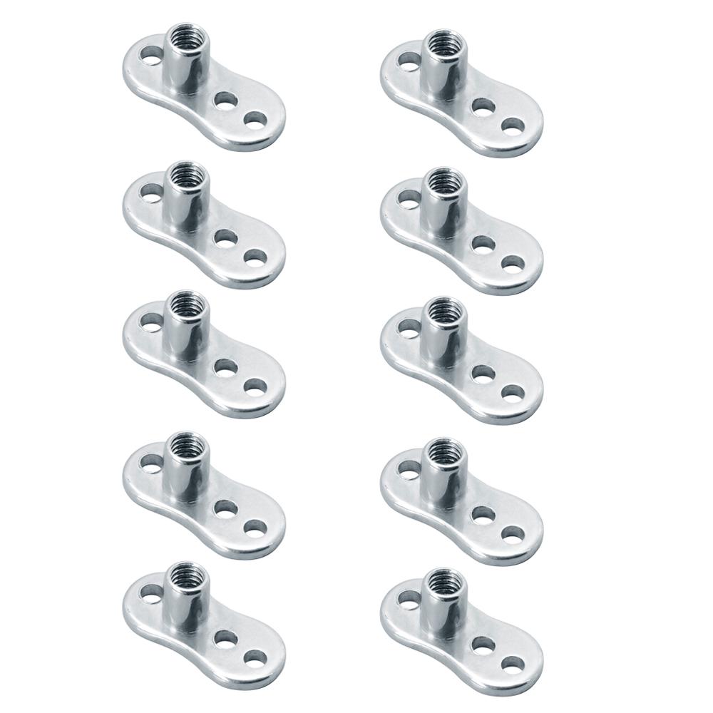 10 Stks/partij G23 Titanium Micro Dermal Piercings Set Dermal Anchor Base Skinner Diver Dermal Base Sexy Body Piercings Sieraden 14G: Style7 v 1.6x2mm