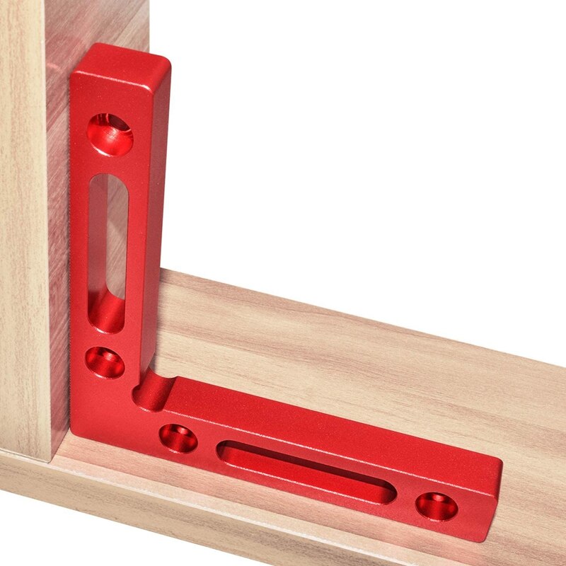 2 Stuks Aluminium 90 Graden Positionering Pleinen Haakse Klemmen Houtbewerking Timmerman Gereedschap Hoek Vastklemmen Vierkante