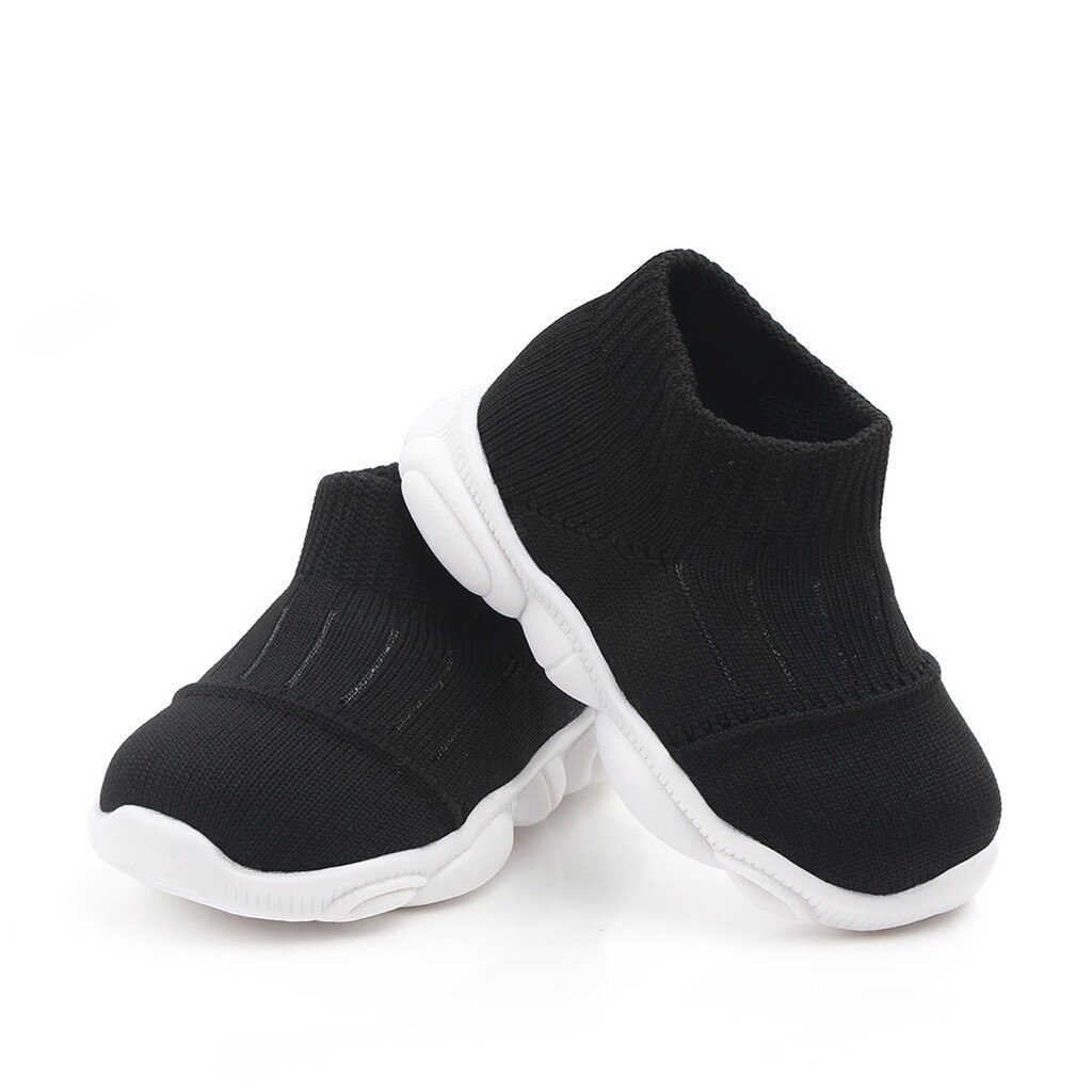 JAYCOSIN Baby Sneakers Mode Kinderen Platte Schoenen Infant Kids Baby Meisjes Jongens Solid Stretch Mesh Sport Run Sneakers Schoenen