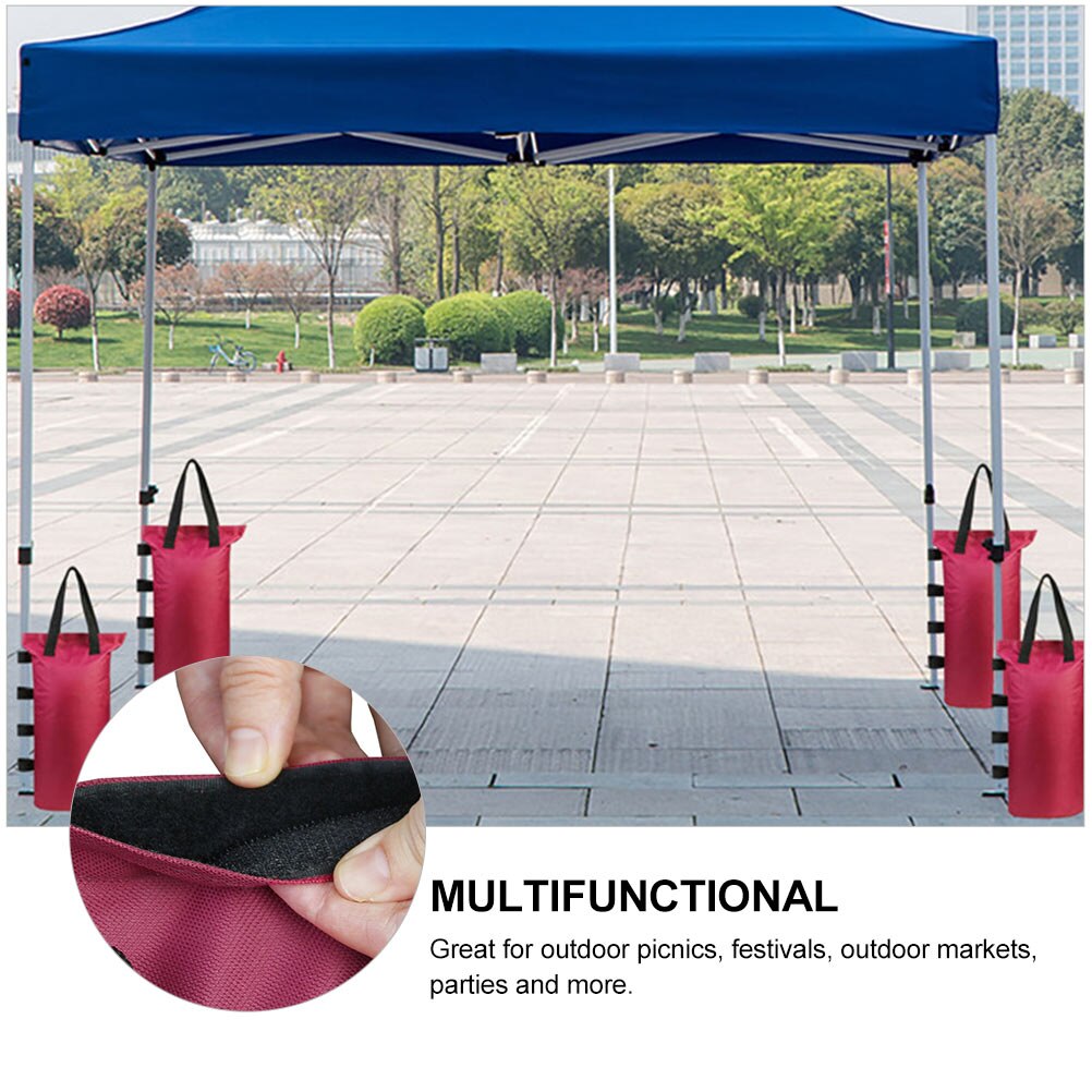 4Pcs Outdoor Tent Sandbag Extra Large Tent Sandbag Handy Tent Weight Bag