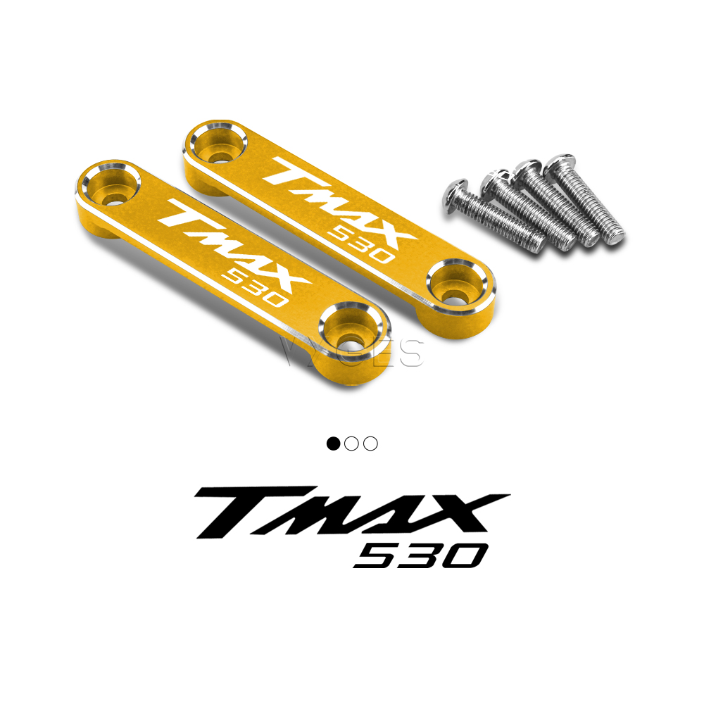 Accesorios para motocicleta, guardabarros, eje de guardabarros, placa de cobre, cubierta decorativa para YAMAHA t-max 560 TECH MAX Tmax 530 -: Blanco