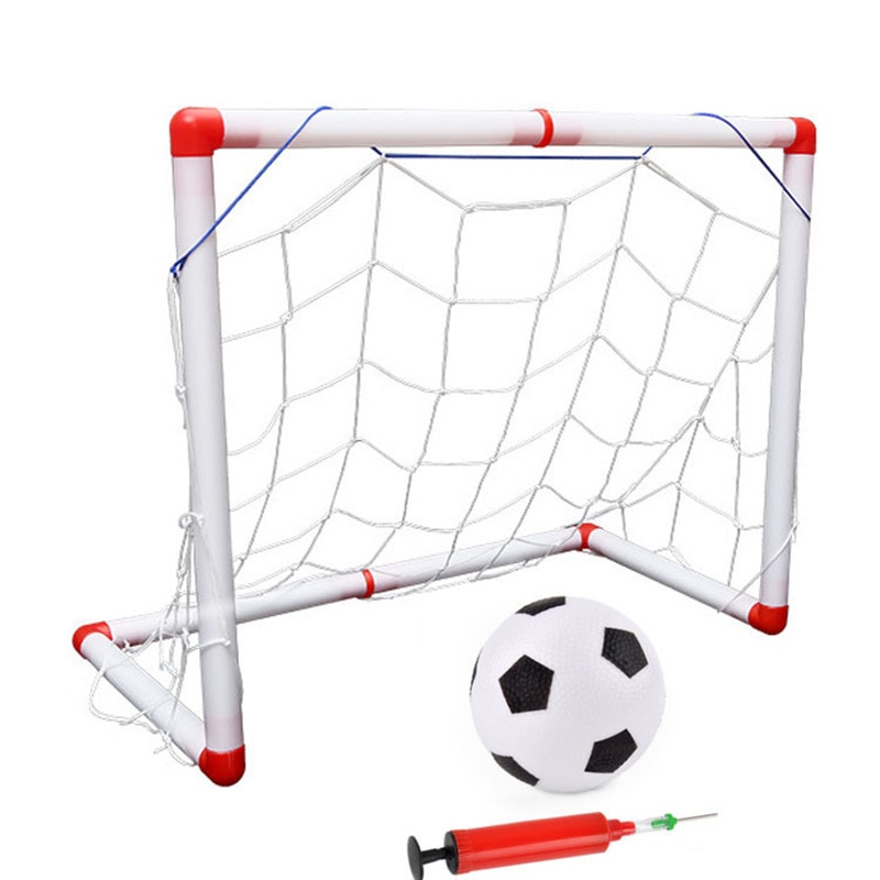 Mini Football Goal Nets Small Soccer Children Exercise Ball Sports Training Football Gate Indoors Activities Yard Kids Games