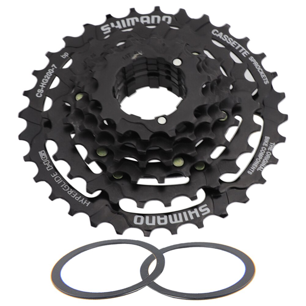 Pignon de volant d&#39;inertie pour vélo tout terrain, CS-HG200-7 vitesses, Ratio large 12-32T, Compatible avec les joints