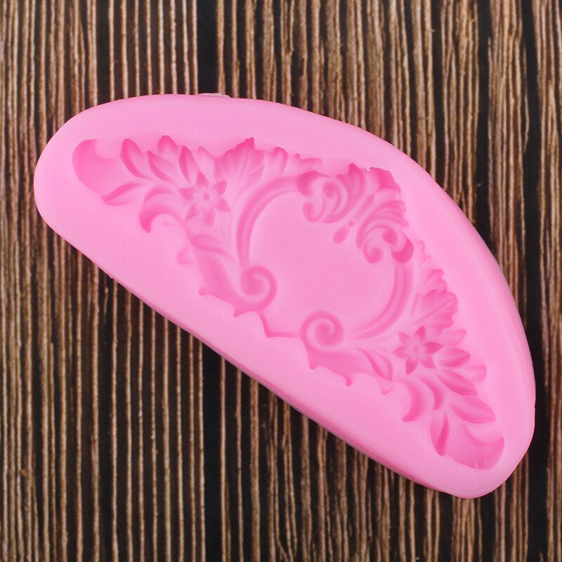 Sugarcraft Flower Silicone Molds Relief Cake Border Fondant Mold DIY Cake Decorating Tools Candy Clay Chocolate Gumpaste Moulds