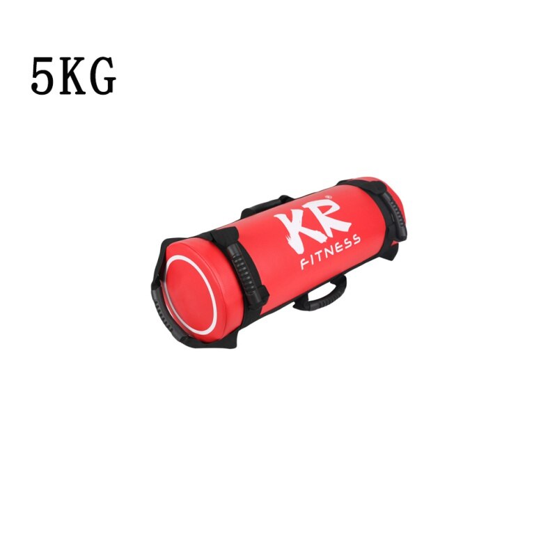 5/10/15/20/25/30 kg Filled Weight Sand Power Bag Strength Training Fitness Exercise Cross-fit Sand bag Body Building Gym Sandbag: red 5KG