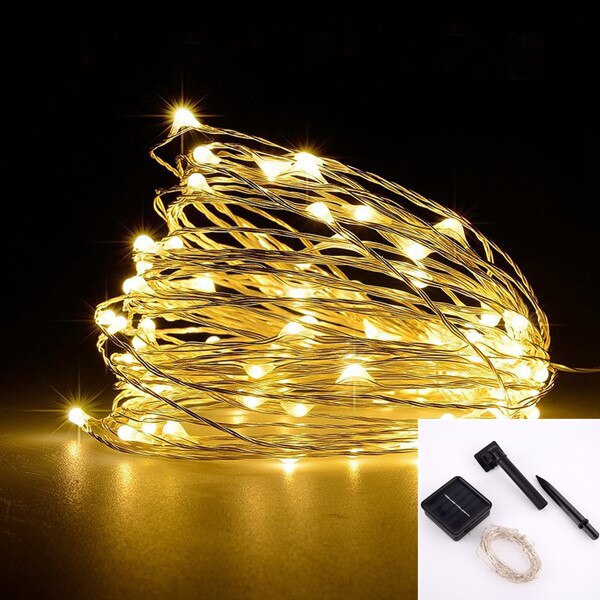 Outdoor Solar String Fairy Lights 10M 20M 30M LED ... – Grandado