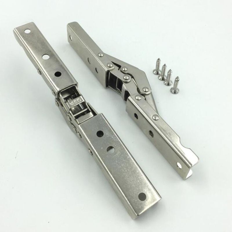 1Pc 90/180 Grad Frühling Klapp Möbel Scharnier See-freies Scharnier Faltbare Schreibtisch Stuhl Brücke Scharniere Hardware- Zubehör Teile