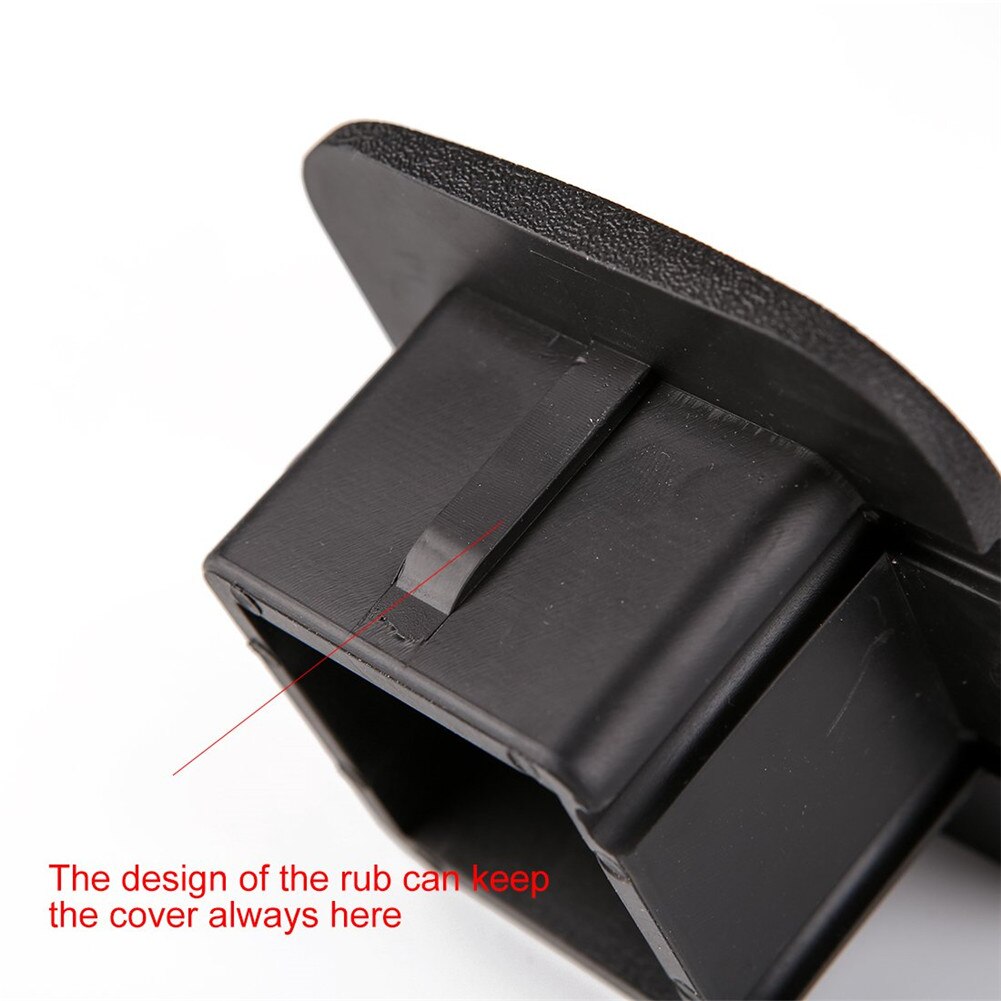 thumbnail image 2 of Elite Black Hitch Cover Plug Cap For Jeep – 2" Receiver With Allen Bolts (Made In USA) 2 of 2