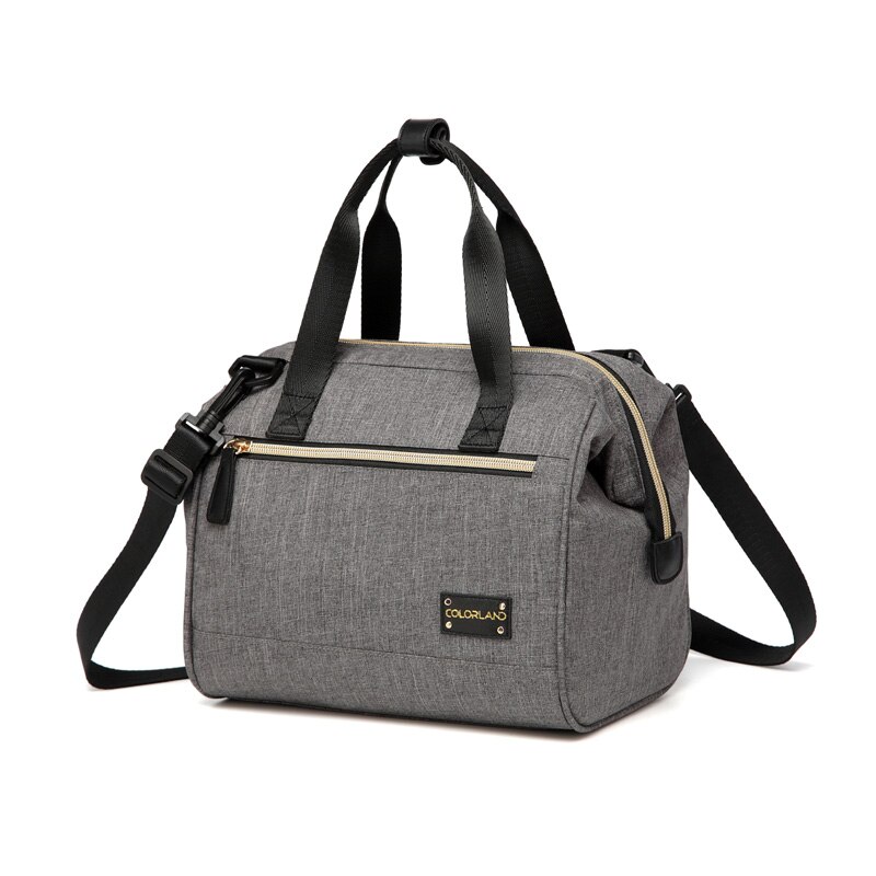 Bolsas de almacenamiento térmico para comida de bebé, bolsa de almuerzo, aislante térmico, multifuncional, instantánea, para lactancia, paquete de hielo: grey