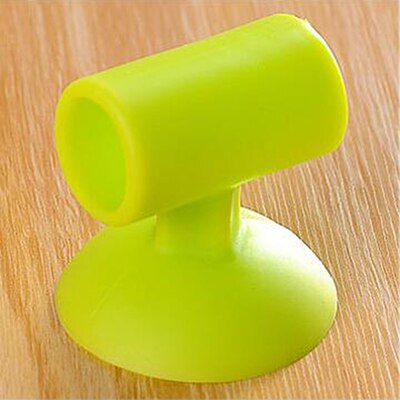 Protector de puerta de goma antigolpes para hogar, Protector de puerta de pomo para pared posterior, Protector contra impactos para El Salvador, colorida Puerta de 50g E 1 unidad: Green