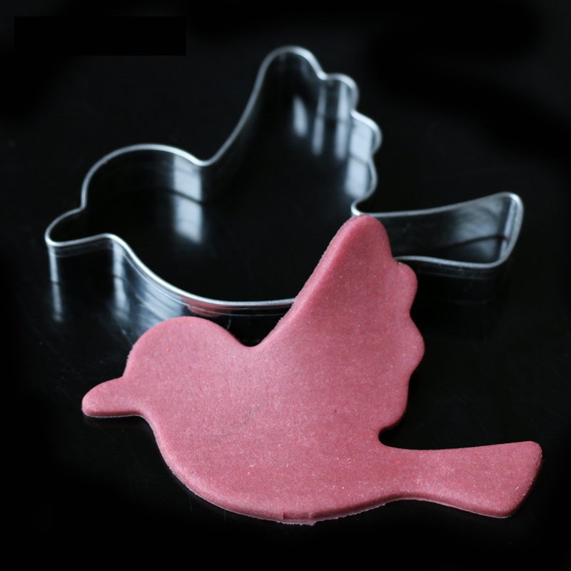 Mac 7.3*4.5*1 cm Forme D'oiseau Gâteau Cookie Biscuit Cuisson Moules Fondant Chocolat Cutter décoration Moule
