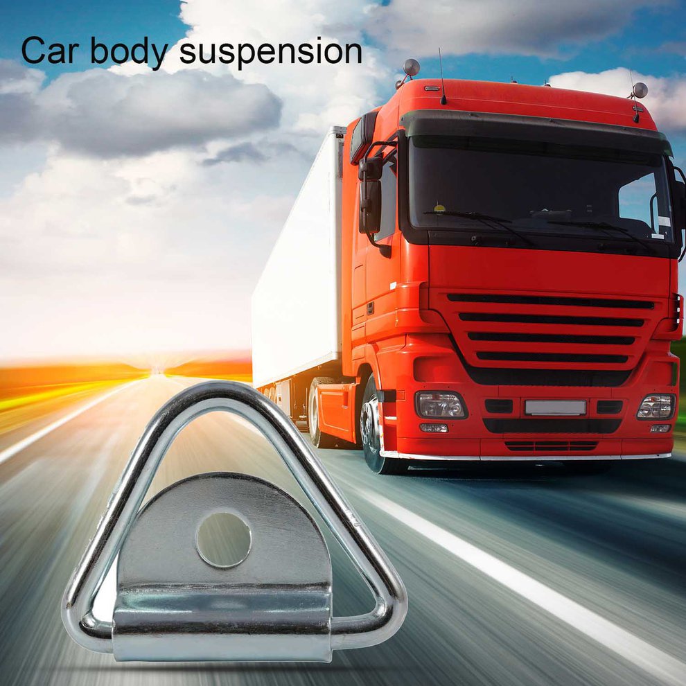 Forged Tie Down Rings Rustproof Securing Triangle Hook D Shape Truck Trailer Lashing Load Kayak Tool Car Stainless Steel