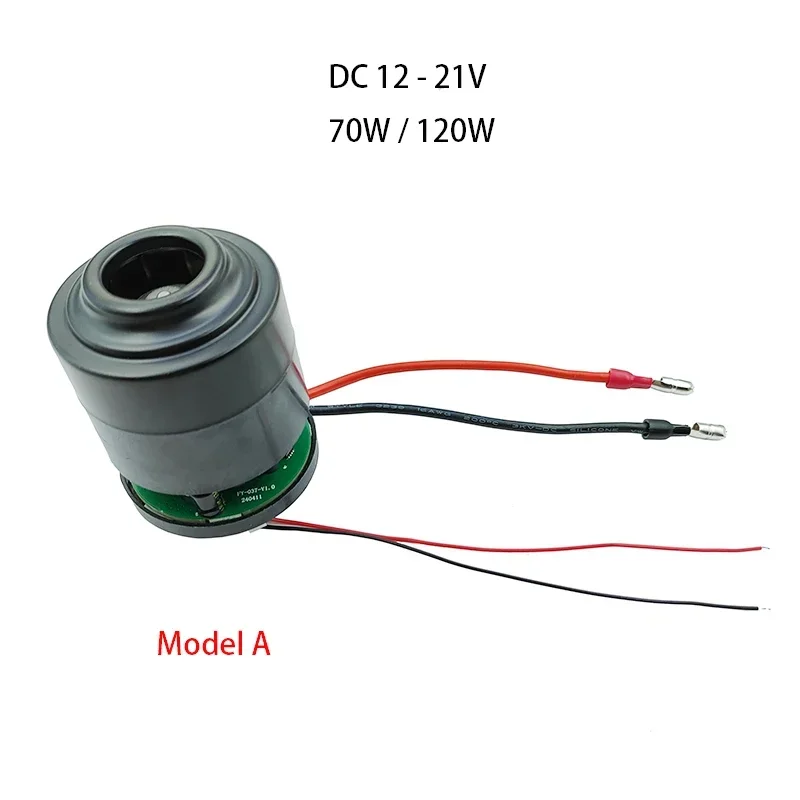 DC 11V 12V 14.8V 18.5V 21V 45mm Micro Driefasige Borstelloze ventilator 100.000 rpm 125 W/120 W Stofzuiger Borstelloze Motor Turbo Fan