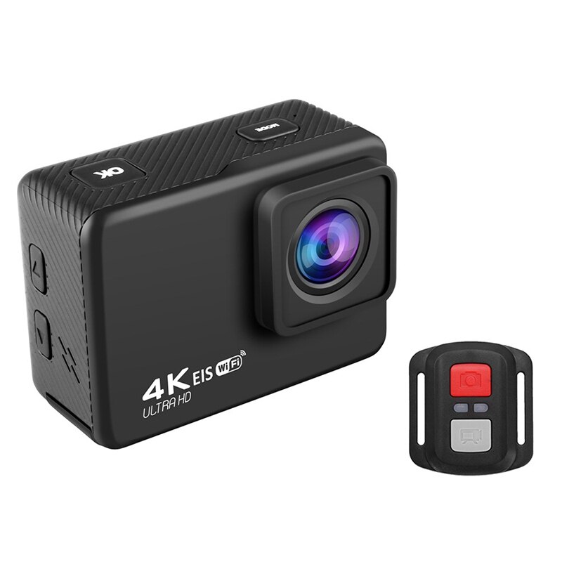 Uhd wifi vereist actiecamera met chip 4k/60 fps vereist onderwater 30m helm video-opnamecamera's sportcamera: Default Title