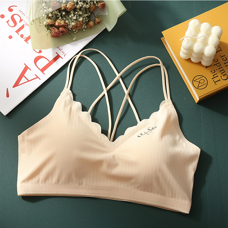 Women Tube Tops Female Crop Top Seamless Underwear Backless Sleeveless Tank Bra Sexy Intimates With Removable Bandeau Top: skin