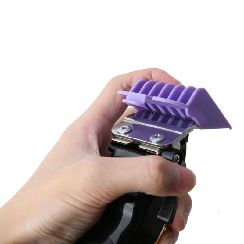 8 pièces/ensemble tête d'huile tondeuses électriques étrier limite peigne tondeuse à cheveux Guides dentaires peignes outil de coupe