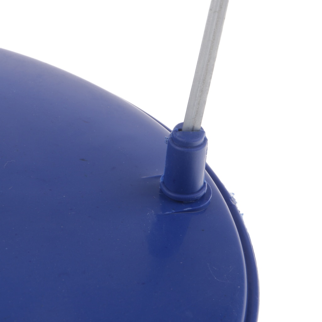 Blue Ice Fishing Rod Pole ABS Hole Cover Ice Fishing Tip-Up with 19.7&#39;&#39; Height Orange Flag Terminal Tackle Winter Fishing