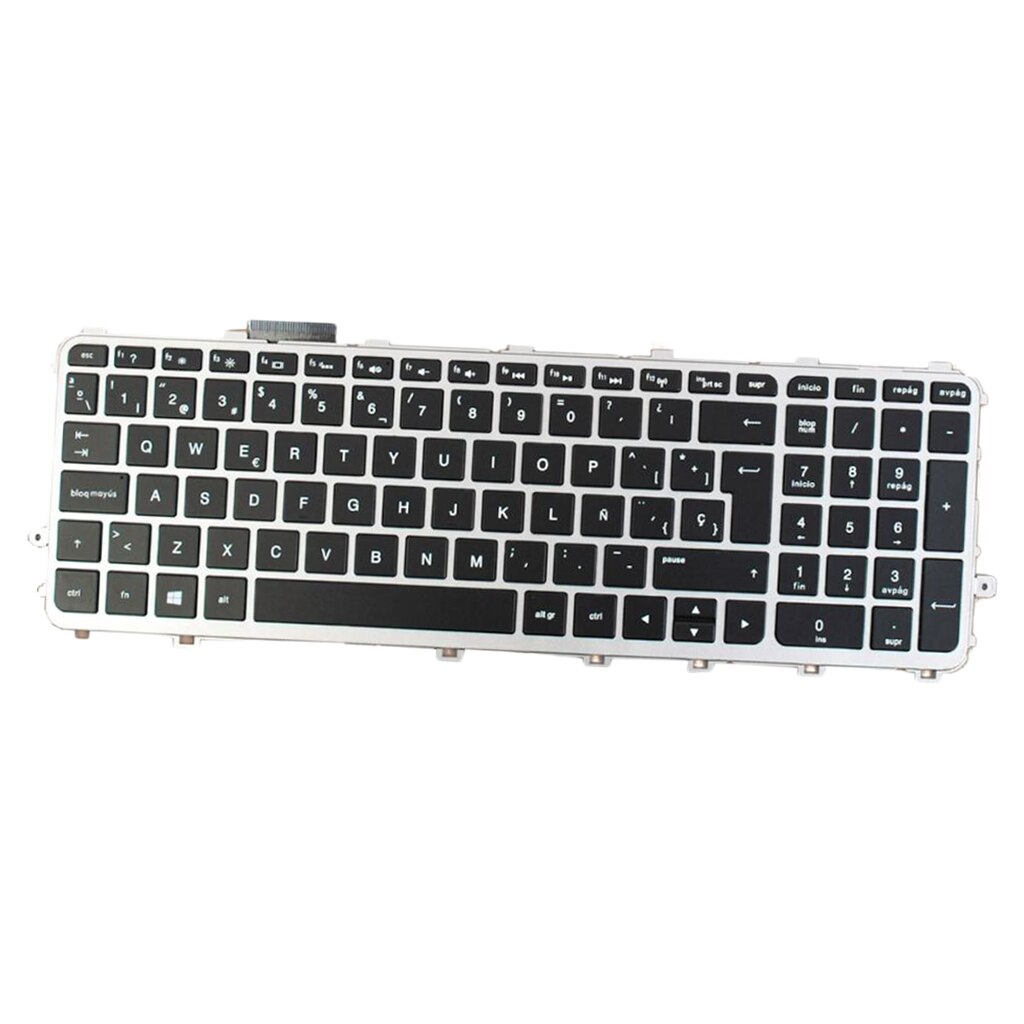 Replacement Laptop Keyboard Spanish Layout with Backlit Button Keypad for HP ENVY 15-j110la 17-j150la 15-j005ss