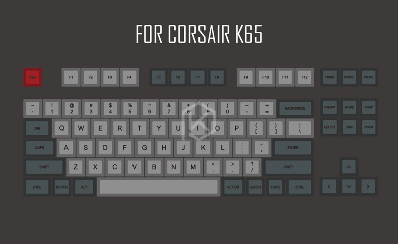 dsa dolch colorway dsa profile Dye Sub Keycap Set PBT plastic for keyboard gh60 xd60 xd84 cospad tada68 rs96 zz96 87 104 660: Dye Sub ForCosairK65