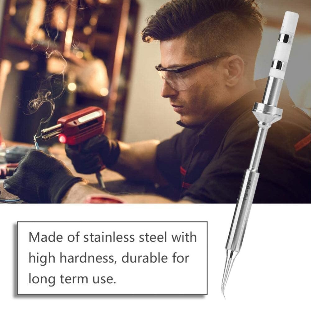 TS100 Mini Soldering Iron Portable Heated Soldering Iron Tip TS100-JL02 Silver Copper Oxide Soldering Iron Welding tools