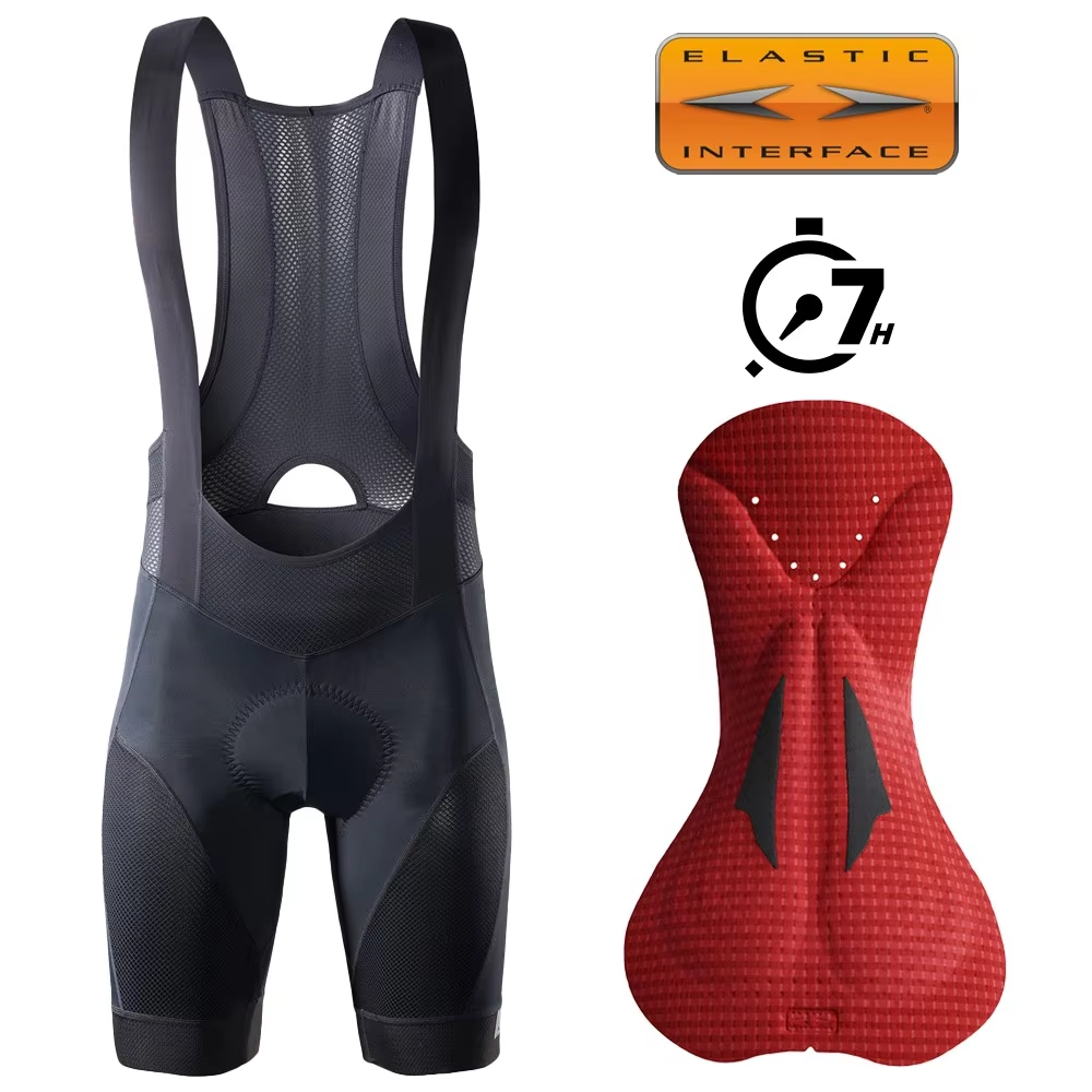 RION-pantalones cortos con pechera para ciclismo para hombre, ropa interior de verano para bicicleta, cojín con interfaz elástica, medias acolchadas 3D para bicicleta de montaña y descenso: M