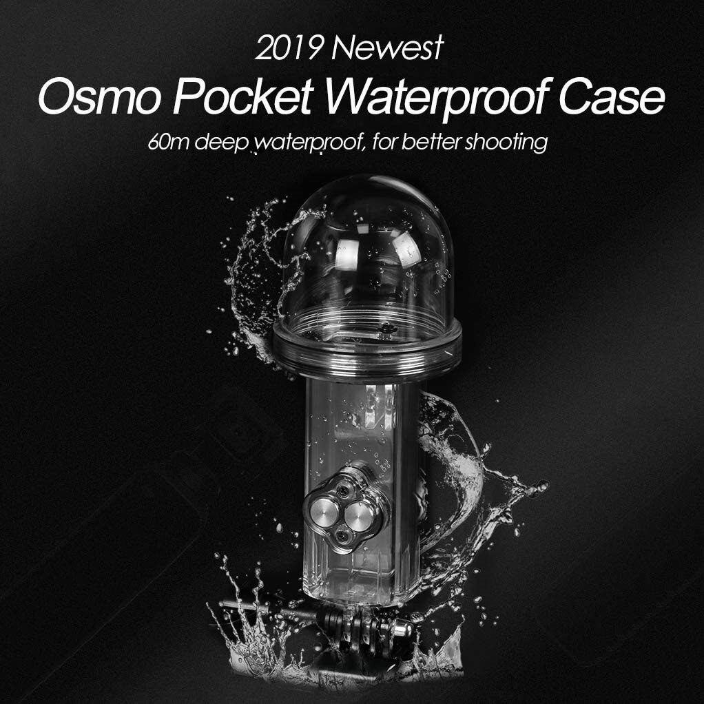 60M Onderwater Waterproof Case Voor Dji Osmo Pocket Action Camera Behuizing Beschermende Duiken Mount Voor Osmo Pocket Accessoires
