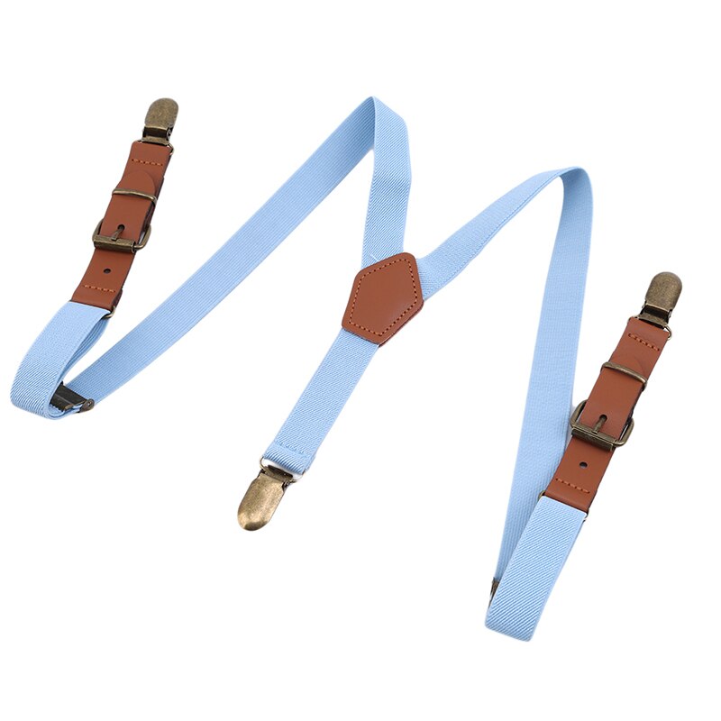 Kids Suspenders Children Adjustable Elastic Y-Back Metal Clips Suspender For Kid On Party Wedding Clothes Accessories
