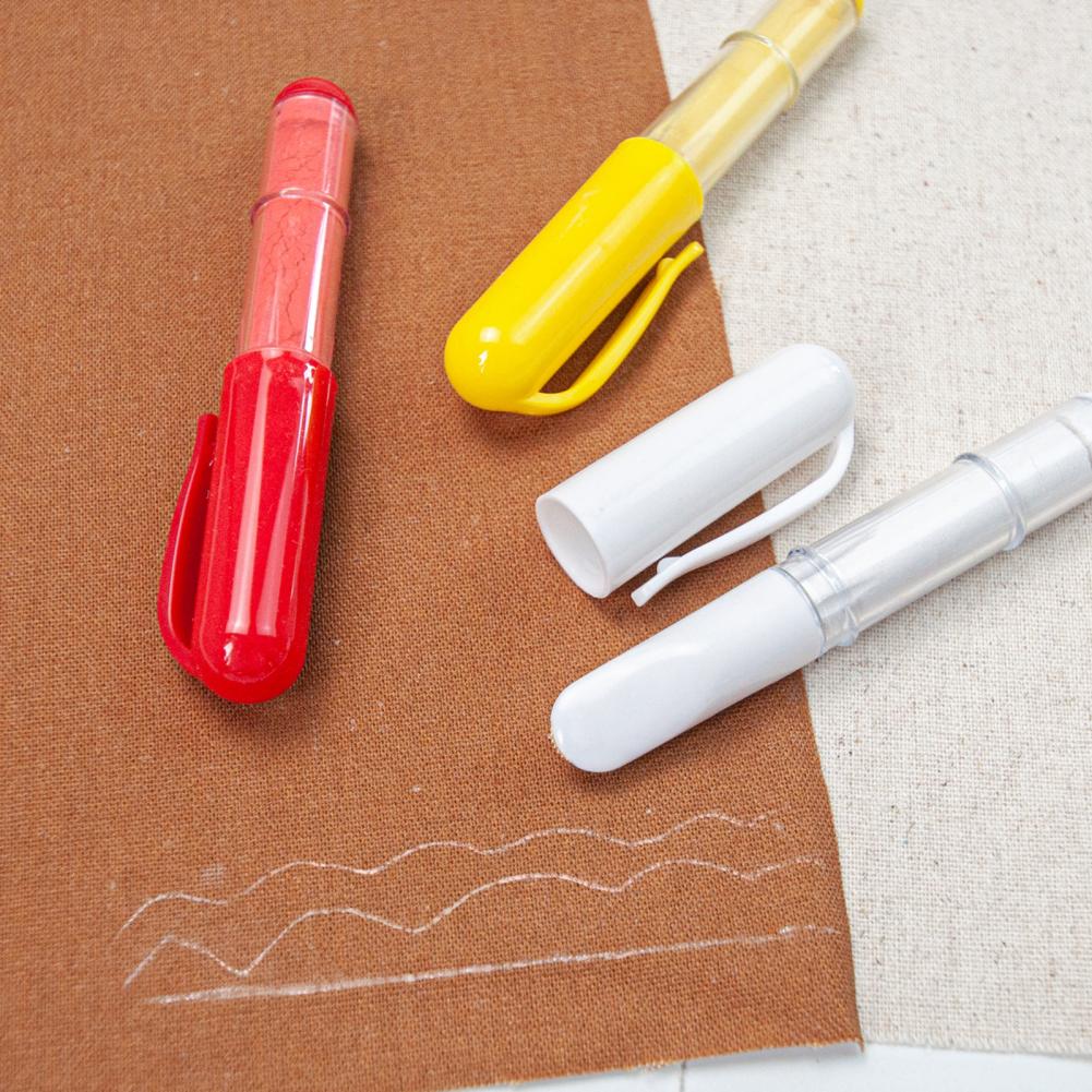 Fabric Marking Sewing Chalk Thread-on Refillable Sewing Chalk Erasable Sewing Chalk Marker for Quilting Crafting Fine for Sewers