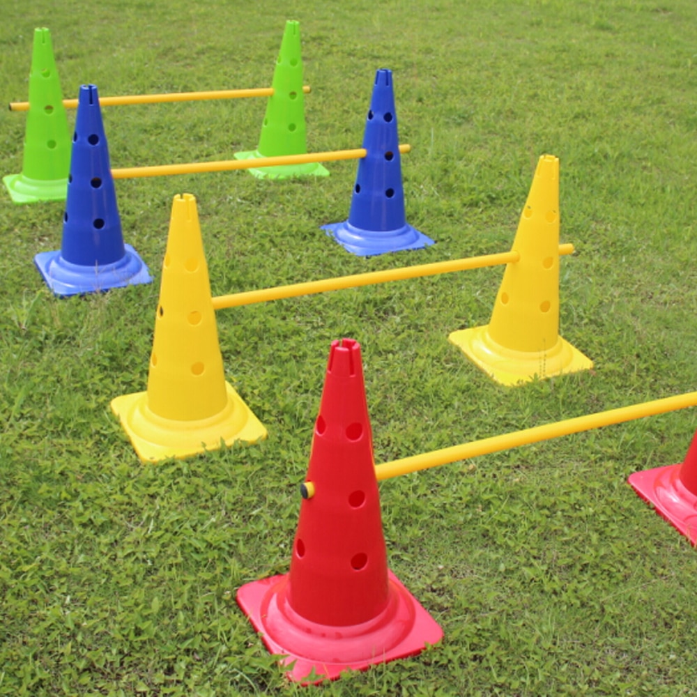 Conos deportivos duraderos para patinaje, marcador de entrenamiento de fútbol y soporte de disco para niños, actividad de campo