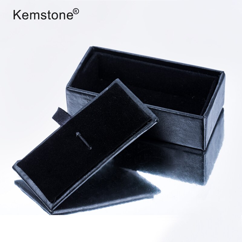 Kemstone Cufflink Boxes,Tie Clips Boxes Packing For Cufflinks 12pcs/lot cfbox3#: Default Title