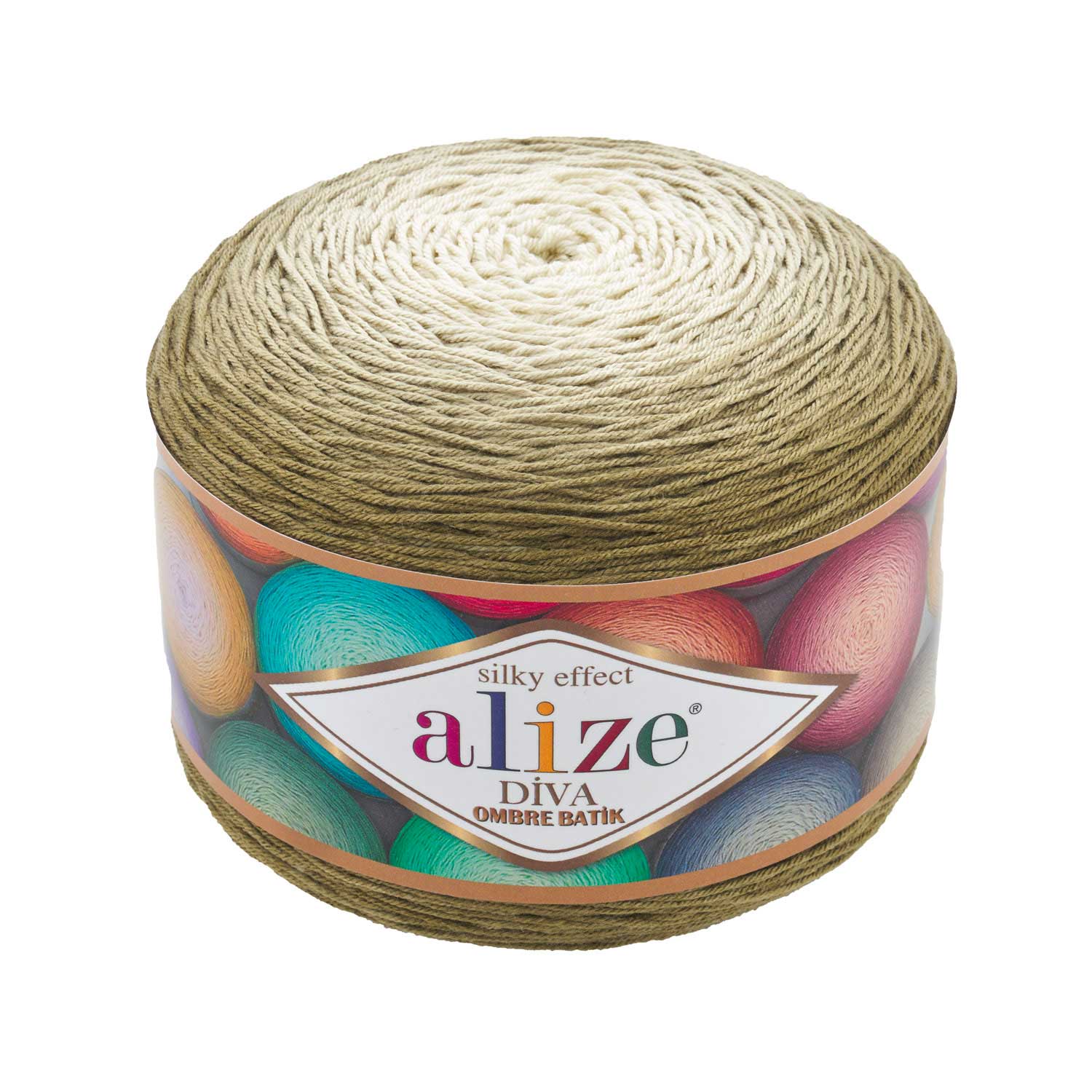 Alize Diva Ombre Batik Garen 250gr-875mt 100% Microfiber Acryl Hand Gehaakte Breien Bonte Strand Cake Gradiënt Zachte Zomer