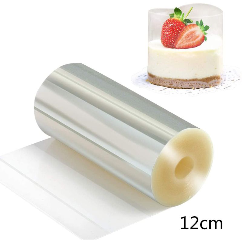 Cake Kragen 2.3X1968 In, Pet Materiaal Rolls, Clear Cake Strips, Transparante Taart Rollen, mousse Cake Acetaat Lakens: G