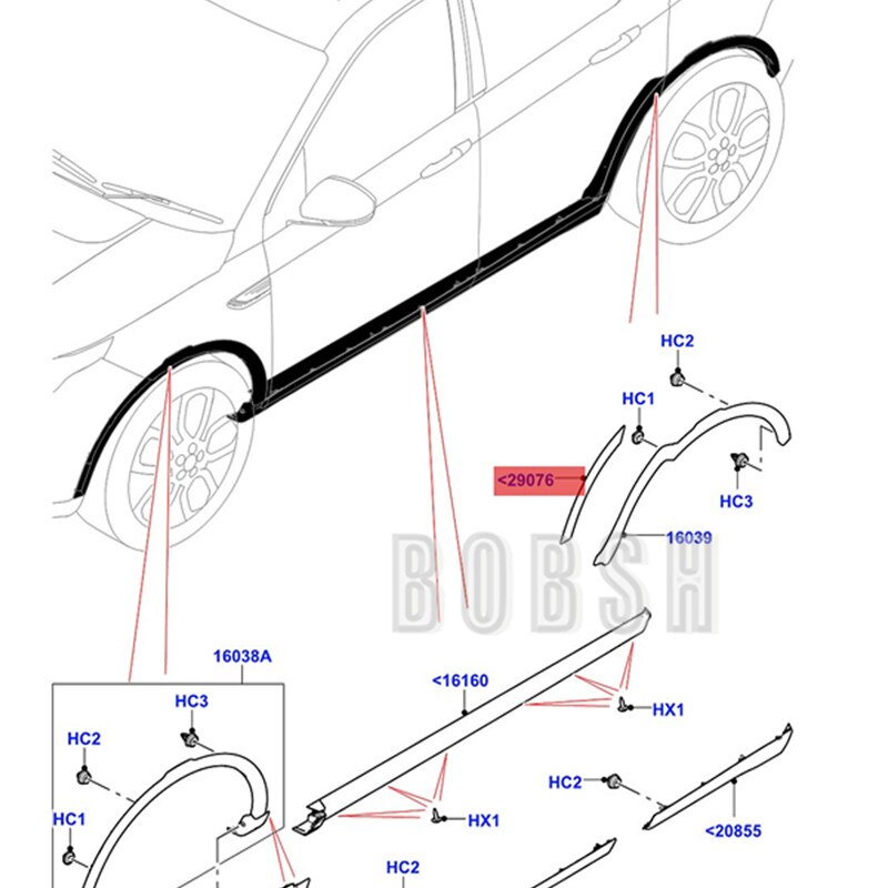 Wheel Arch Inserts -lan Dro Verd Isc Ove Ry Spatbord Achterwiel Wenkbrauw Kleine Wiel Wenkbrauw Trim Strip Lagere Trim tire Fender