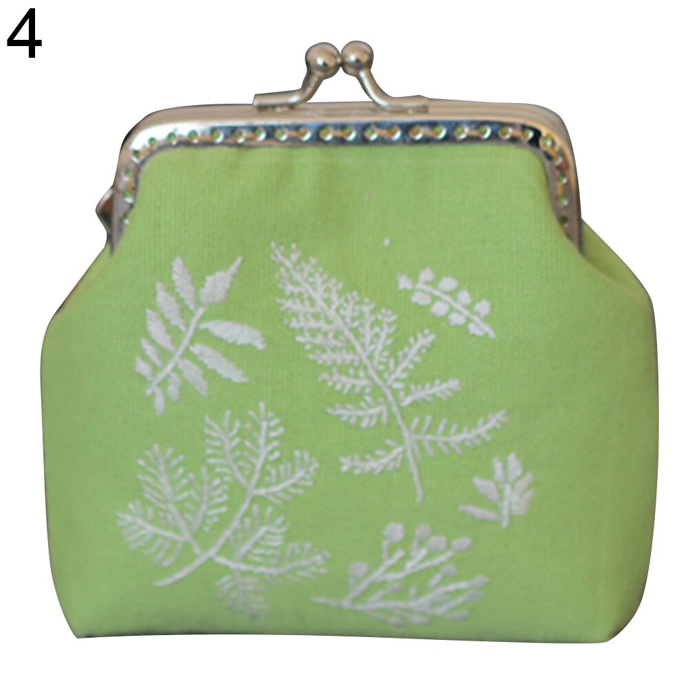 Monedero con bordado de flores para manualidades, monedero de punto de cruz con bordado, materiales de estilo chino, monedero pequeño Vintage para mujer: 4