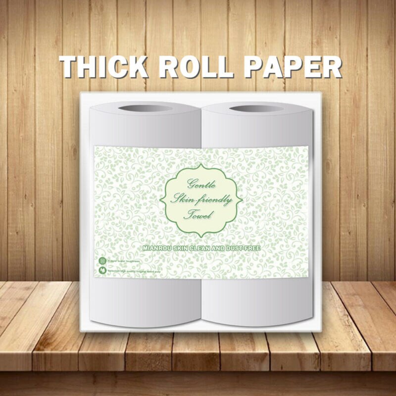 4 Ply White Tissue Kitchen Toilet Paper Bulk Rolls Paper Towel Rolls 2/4/6/12 Bulk Bathroom Premium Embossed