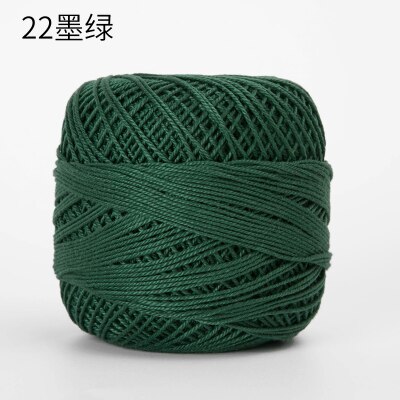 20g laine soie épaisse Crochet fil dentelle Wayuu sac main-bricolage Crochet été coton Fine laine à tricoter: 30