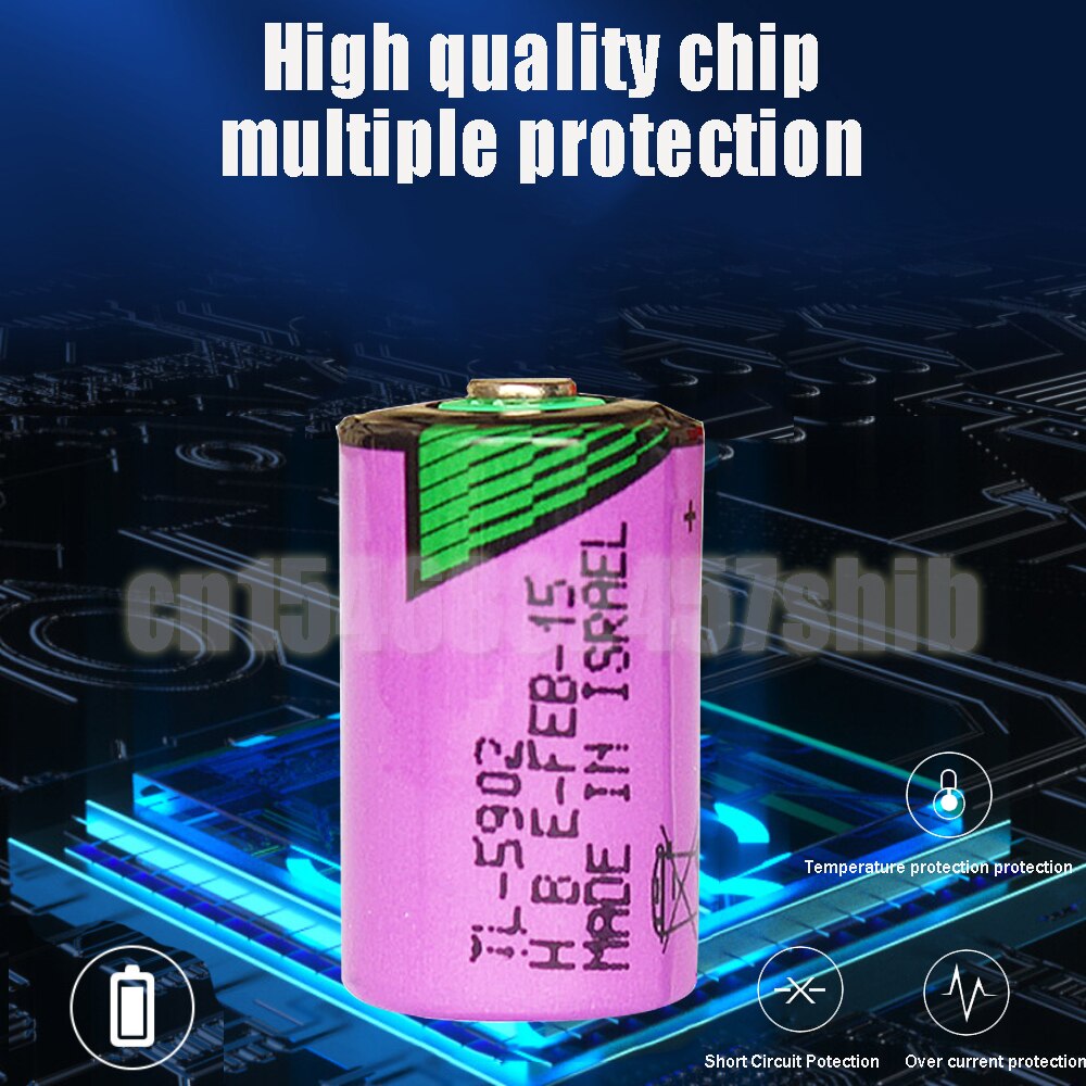 2pcs 3.6V Original For TADIRAN TL-5902 1/2AA ER14250 14250 LS14250 SL350 Primary Lithium Battery For CNC Machine PLC Equipment