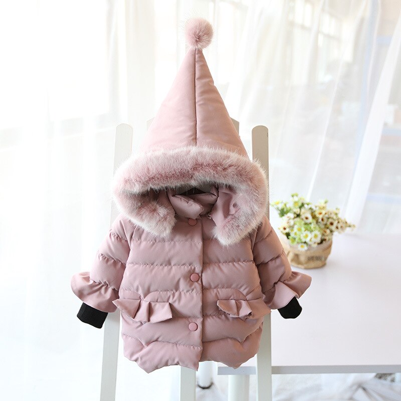 Jas Meisje Baby Hoodie Dikte Herfst Winter Baby Jas Baby Jas