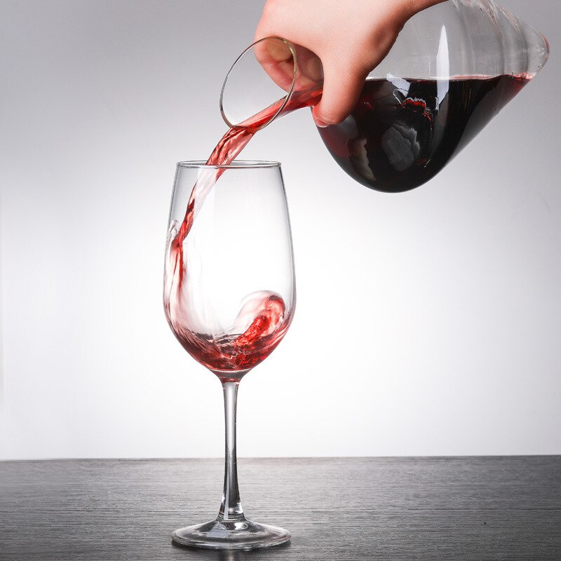 Carafe à décanter de luxe de 1000ML, verres de Champagne de Brandy et de vin rouge en cristal faits à la main, dispositif de retenue de pour Bar