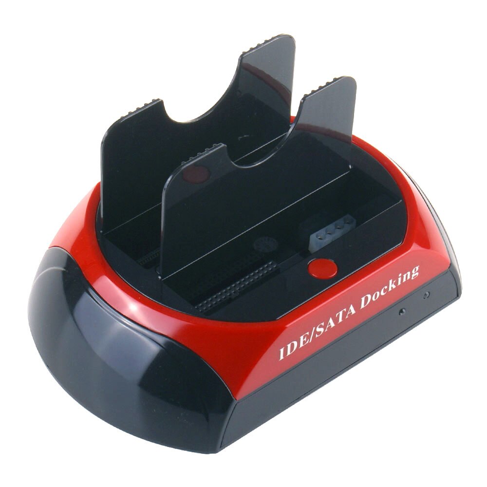 Hard Drive Disk Docking Station Base 2.5 " 3.5" IDE SATA USB 2.0 Dock HUB Dual HDD Usb EU External Box Enclosure Case