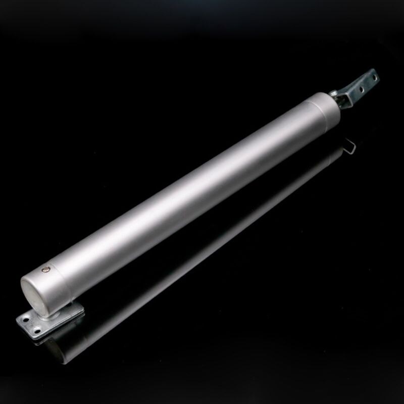 Amortiguador de cierre de puerta de resorte de soporte hidráulico neumático de aleación de aluminio, posicionamiento automático para el hogar