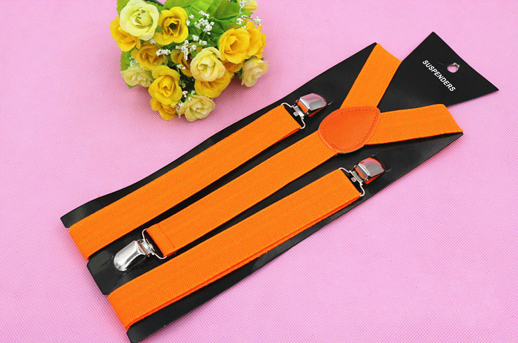Adjustable Elasticated Adult Suspender Straps Unisex Women Men Y Shape Elastic Clip-on Suspenders 3 Clip Pants Braces