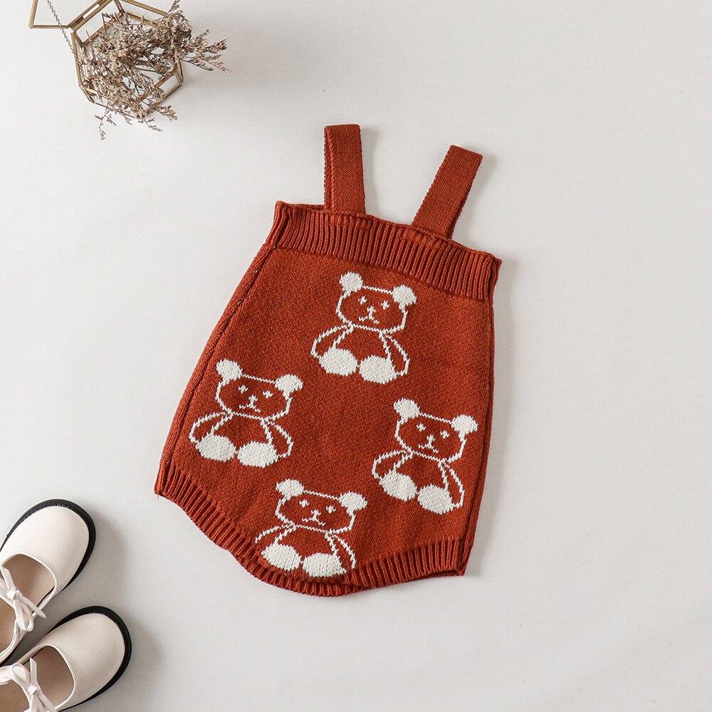 Peuter Meisje Truien Vest Kind Katoen Gebreide Jas Baby Truien Rompertjes Pasgeboren Knit Bretels Jumpsuits Baby Kleding