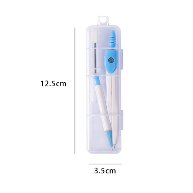 1PCS Metal Compass Set Multifunctional teaching and practical drawing measurement tool Stationery Office Supplies