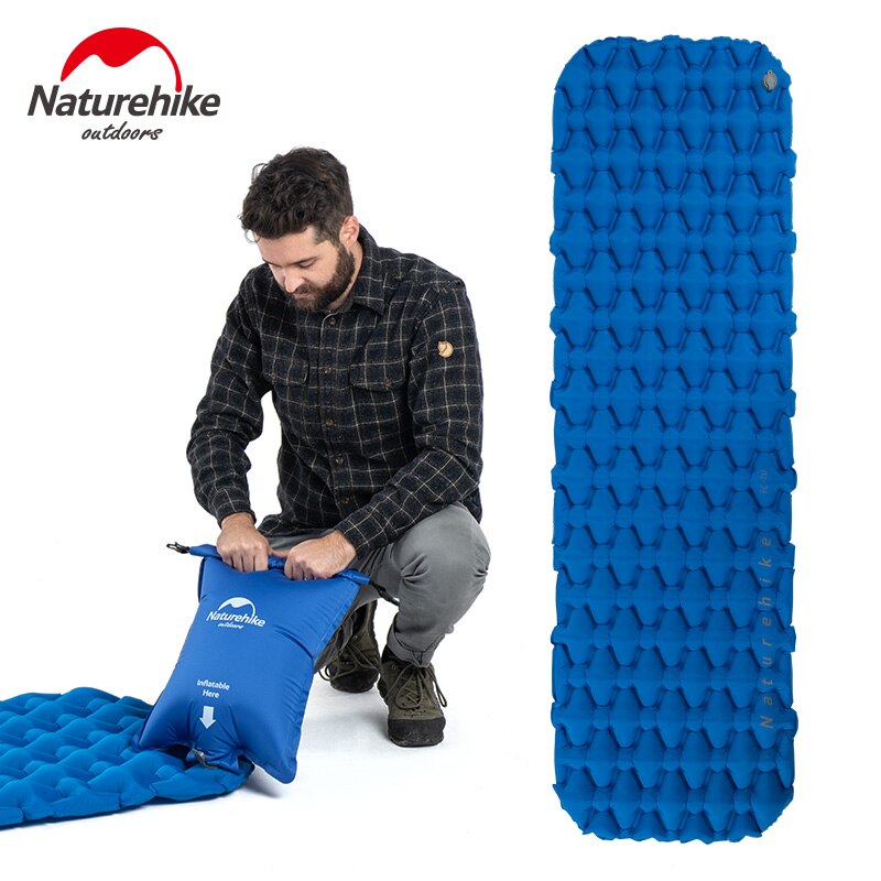 Naturehike Ultralight Outdoor Inflatable Cushion Sleeping Camping Mat Sleeping Pad Mattress Camping Hiking Travel Air Bed