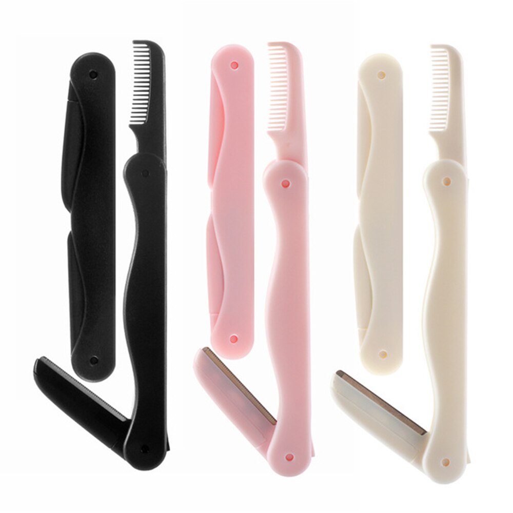 1/3PCS 2 in1 Eyebrow Trimmer With Comb Face Razors... – Grandado