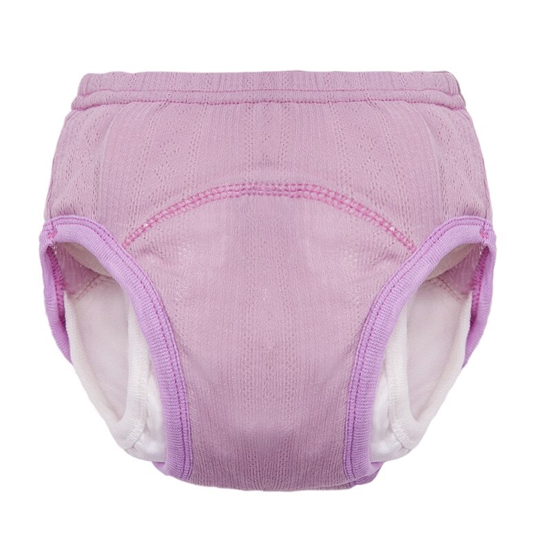 DALEMOXU-couche d'été pour tout-petits, sous-vêtements, toilettes, pantalons d'entraînement imperméables, en tissu lavable pour enfants, short pour bébés: purple / 4T 110CM 19KG