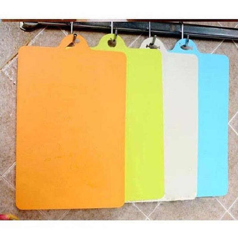 Plastic Cutting Board Food Classification Board Outdoor Camping Vegetables Fruits Meat Bread Cutting Board