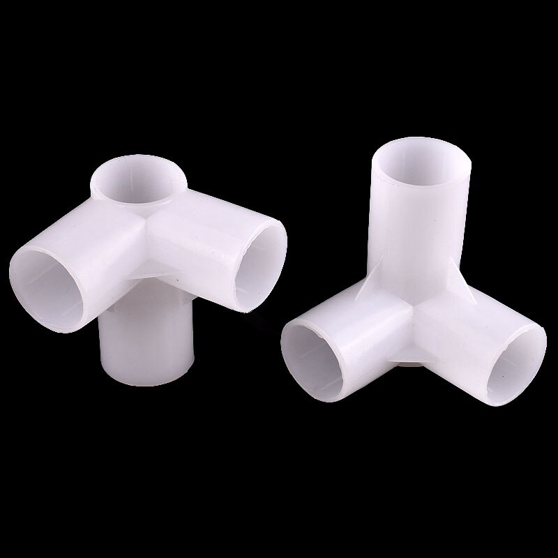 2~10Pcs 12~25mm Cross 3D Three-Dimensional Connector Watering Irrigation Water Pipe 4-Way Joint Garden DIY Shelf Tube Fittings