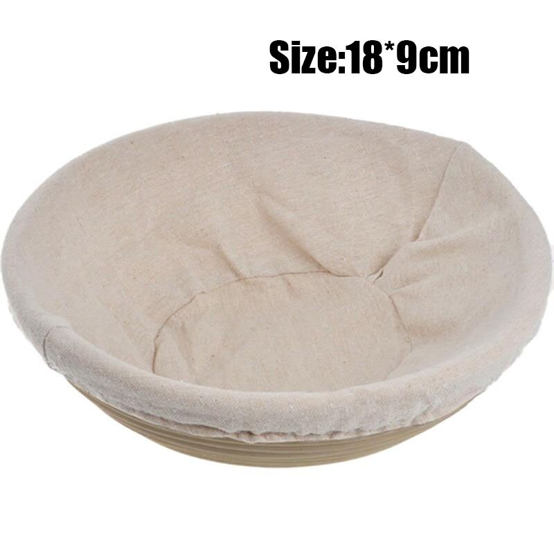 Banneton Bread Pan Bakery Proofing Bread Proofing Basket For Dough Bakery Tools Box Oval Laundry Basket: 18x9cm